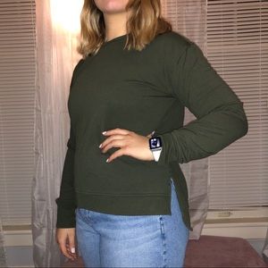 Victoria Secret Sport Olive Green Sweatshirt